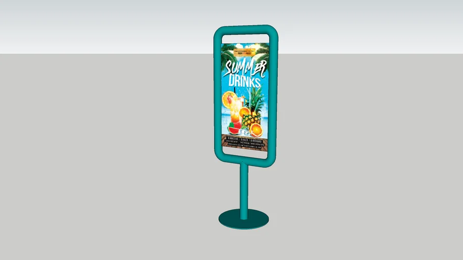 Poster Sign | 3D Warehouse