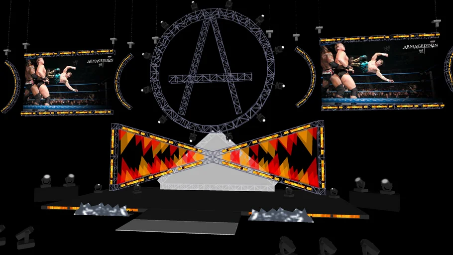 WWE Armageddon 2004 (High Detail Stage Model)
