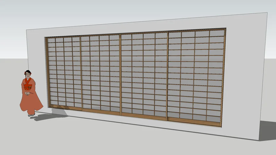Japanese rice paper doors (shoji doors)