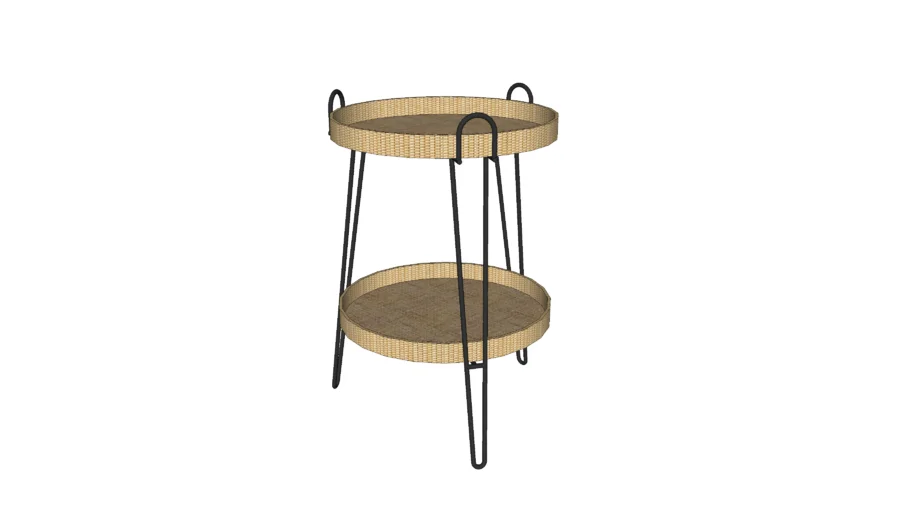 Rattan Side Table | 3D Warehouse