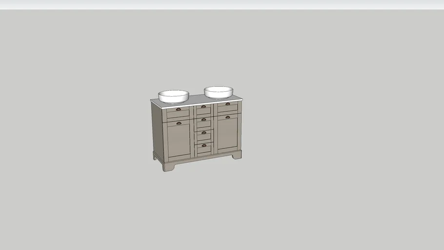 vanity unit | 3D Warehouse