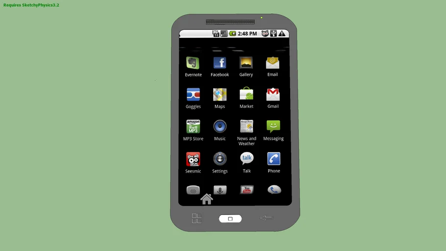 Android touch screen Phone