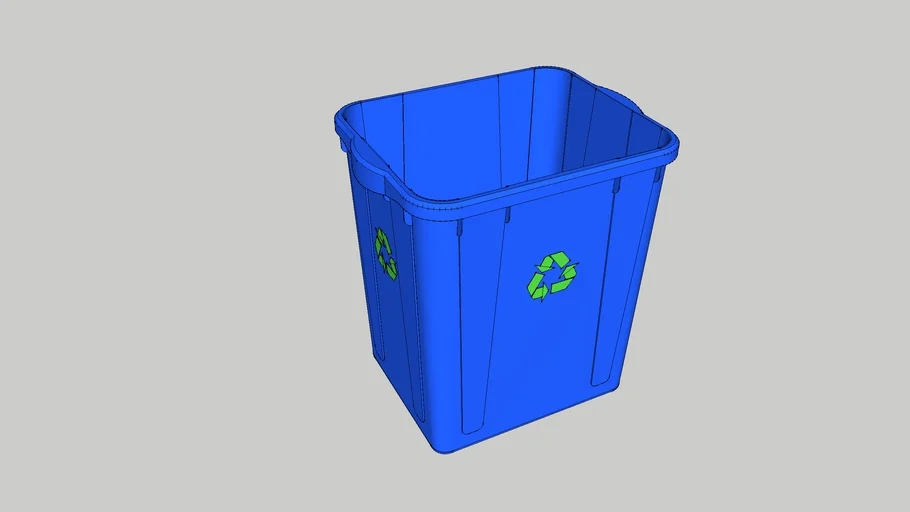 Trash Can & Recycling