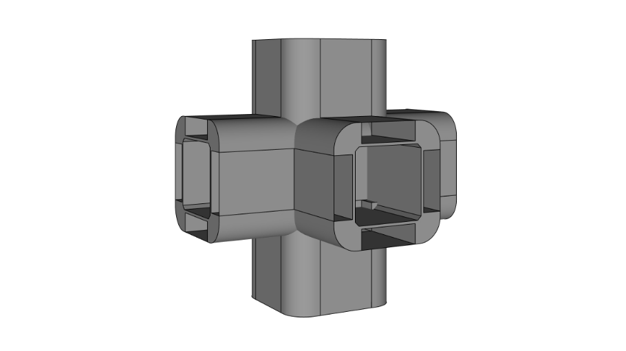 Constru A3 joining set multi-way | 3D Warehouse