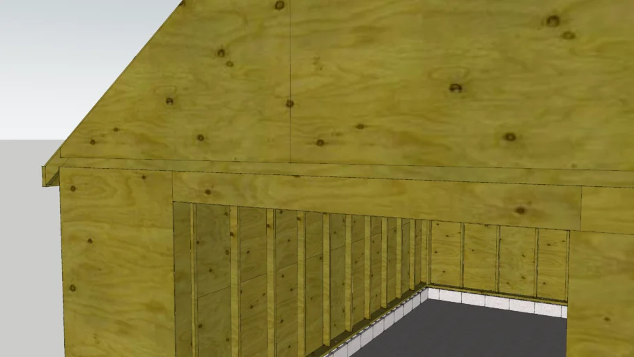 24x24 garage with attic