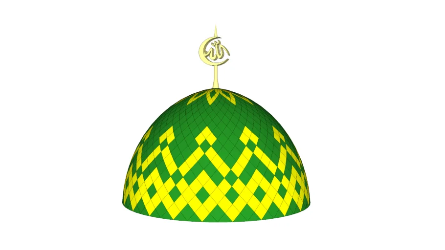 Kubah Masjid Enamel