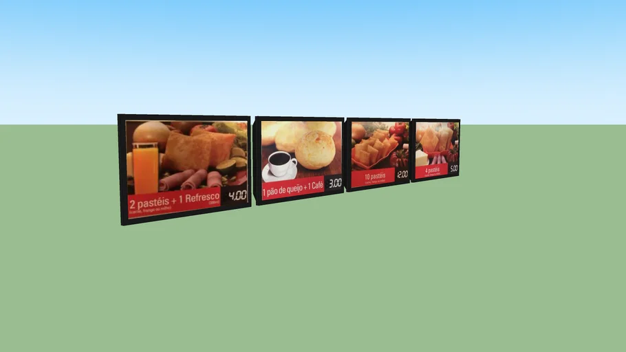 menu board | 3D Warehouse