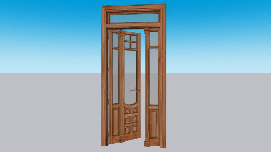Puerta de madera