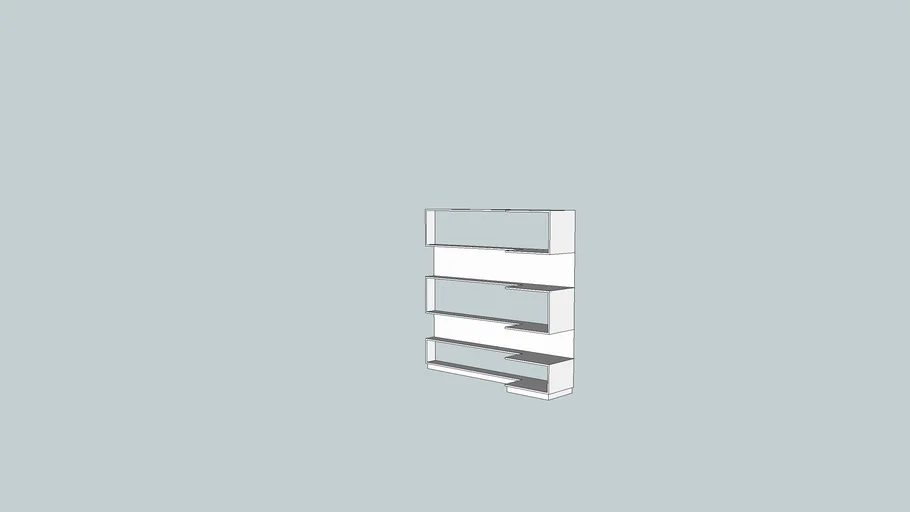 corner book shelve unit