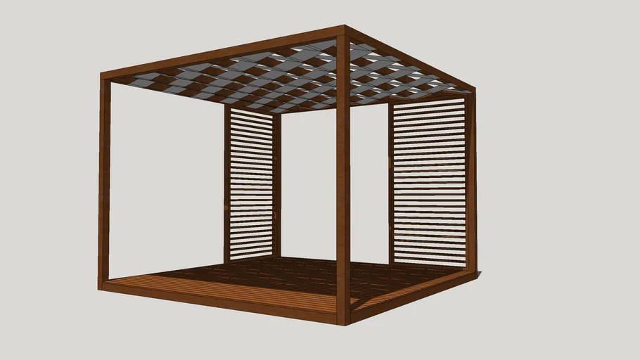 Wooden Pergola.skp