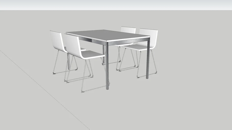 torsby/ Bernhard ikea dining table set