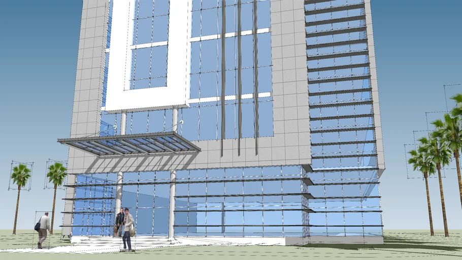 Modern Admin building | 3D Warehouse