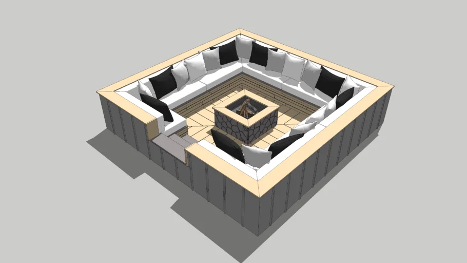 Outdoor Fire-pit | 3D Warehouse