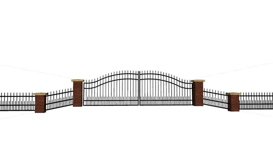 Forged Iron Gate