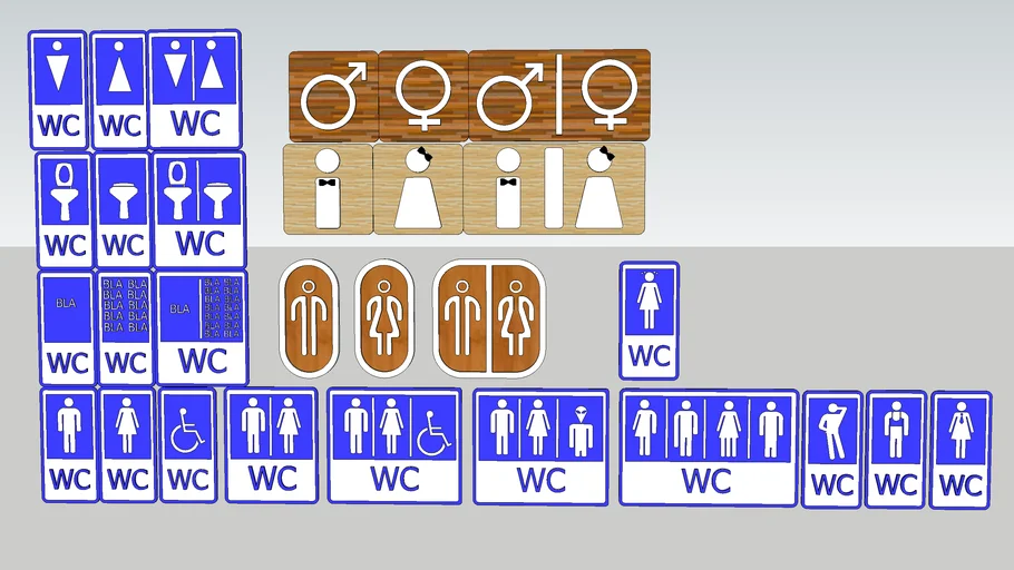 Carteles WC