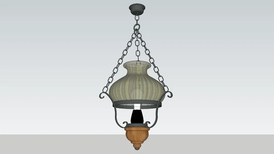 Vintage kitchen chandelier, old style kitchen lighting, light fixture, lamp