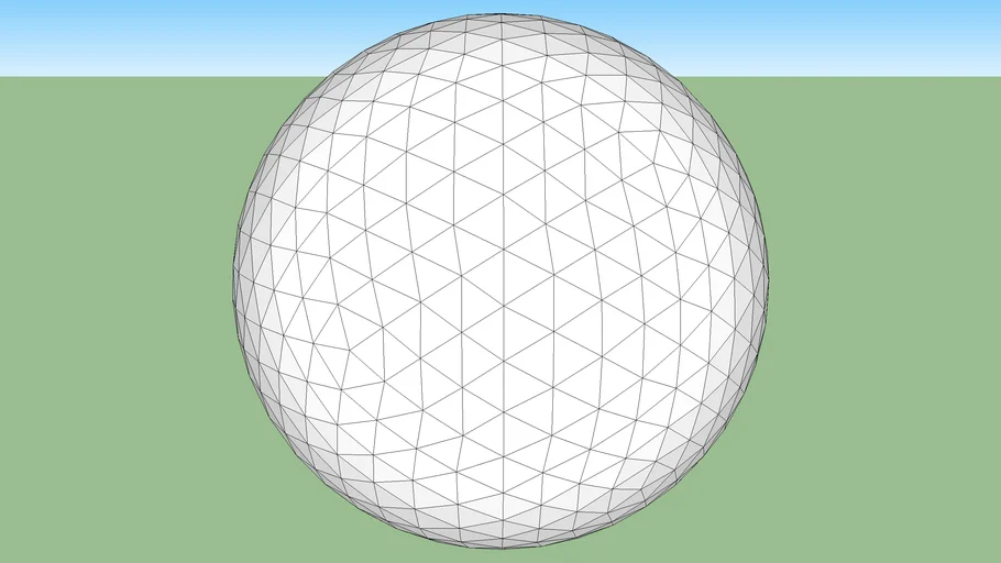 Geodesic sphere model | 3D Warehouse