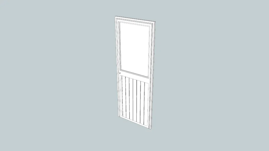 Puerta Metalica Con ventana