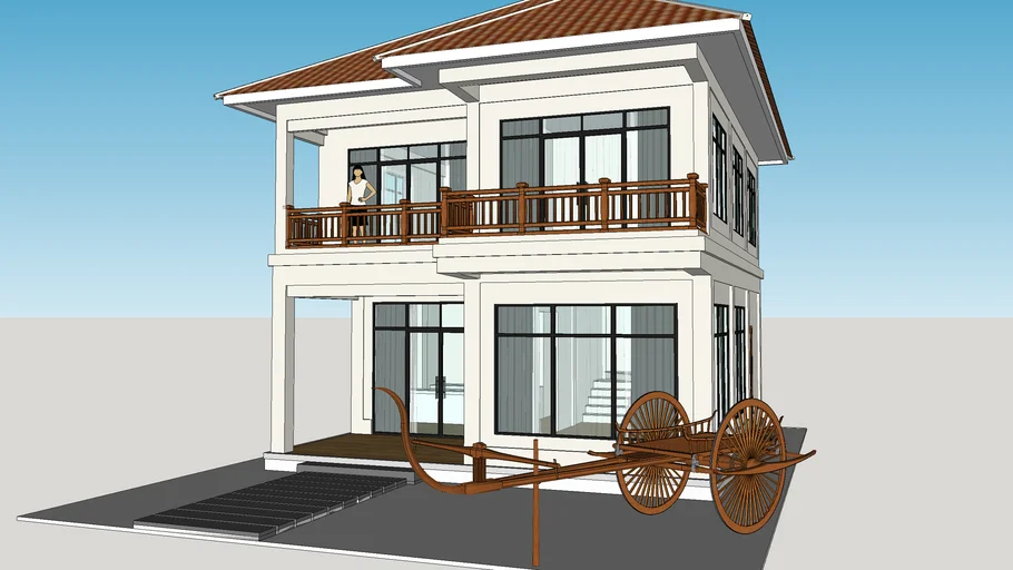 Villa Khmer House Style