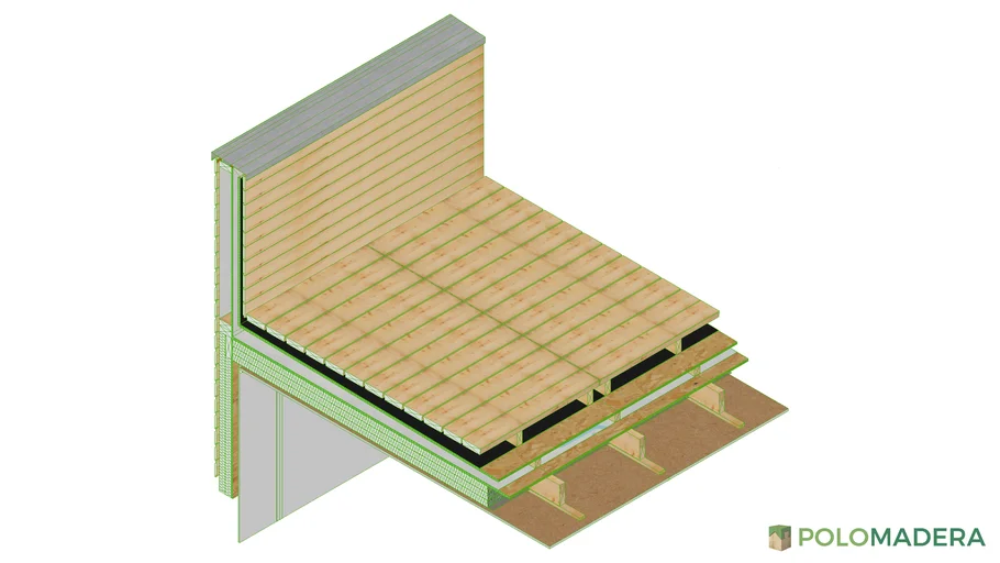 F05 - TECHO PLANO RECORRIBLE CON ANTEPECHO