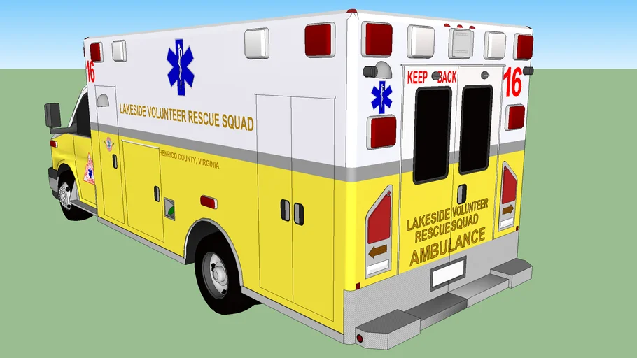 Lakeside Volunteer Rescue Squad Medic/Ambulance 16