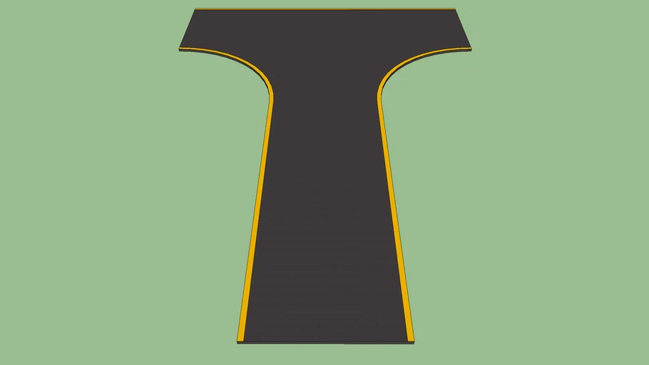 Road(single)_T-Junction_with_Lines | 3D Warehouse