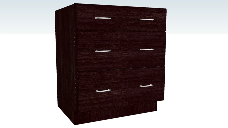 Base Three Drawer - Full Extension