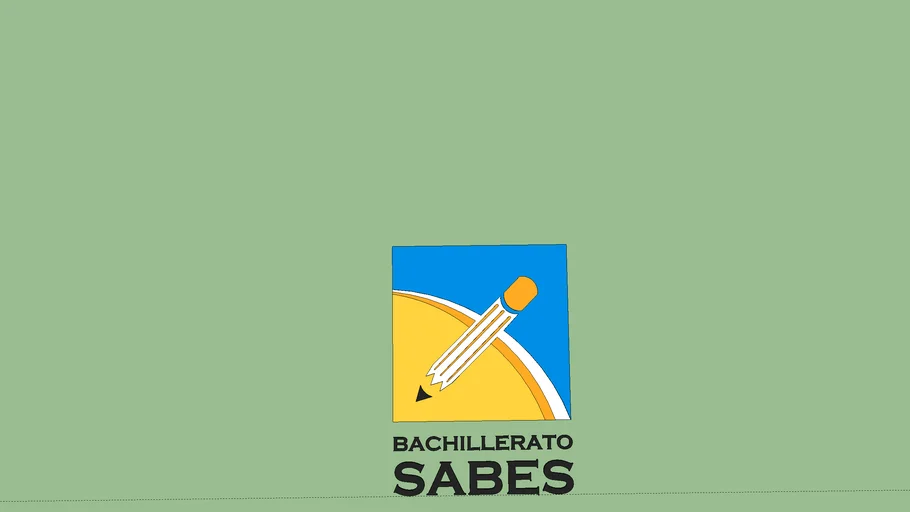 LOGO BACHILLERATO SABES 3D