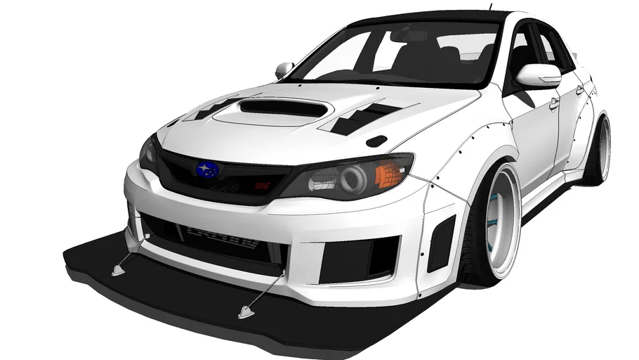 2013 Subaru - Impreza WRX STI Rocket Bunny (Simple Spoiler Ver)