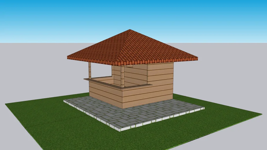 kiosko con baño