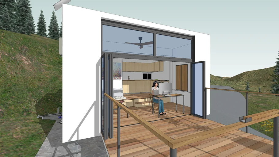 Traveling Tiny House That Transforms