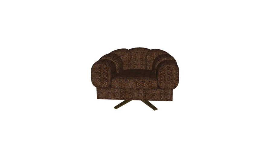 87892 Swivel Armchair Janno Brown