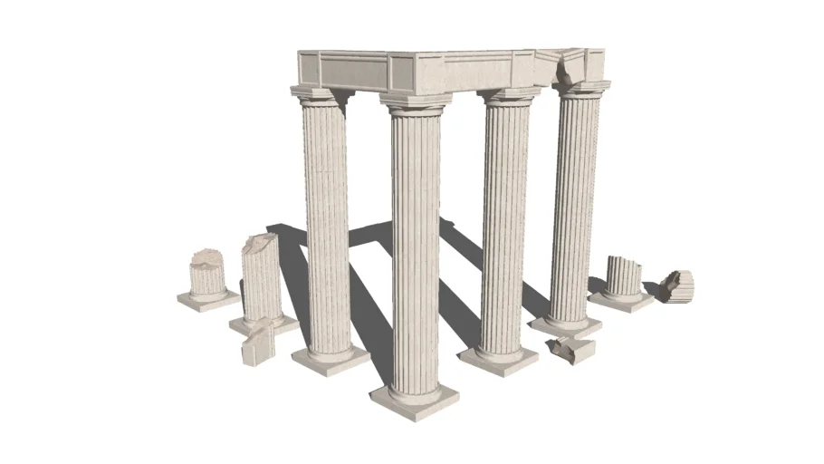 Roman Columns Ruin