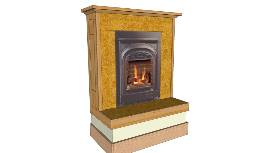 Valor President gas fireplace