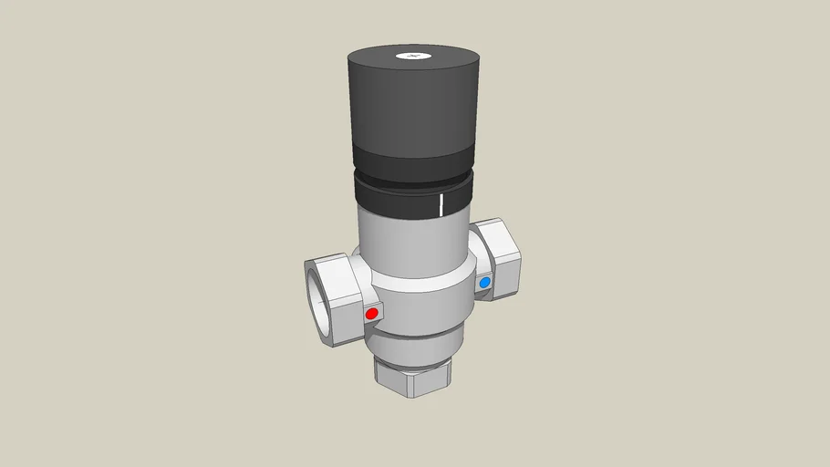 Хромированный термостатический смеситель TERMO-FAR 1/2"