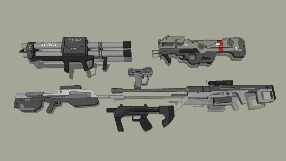 Halo guns