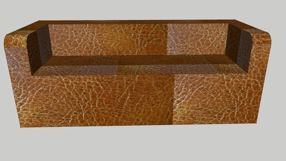 brown leather sofa