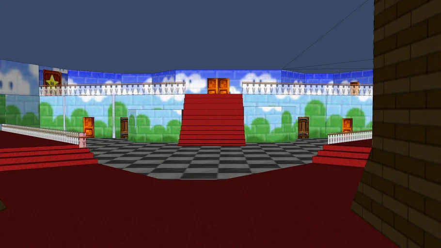 Inside of Peach's castle