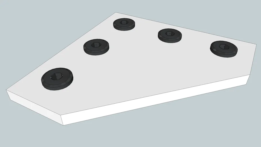 Openbuilds 5 Hole 90 Degree Joining Plate