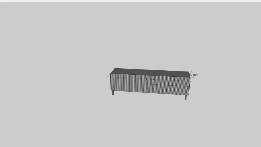 RJ Living 1800AV Cabinet