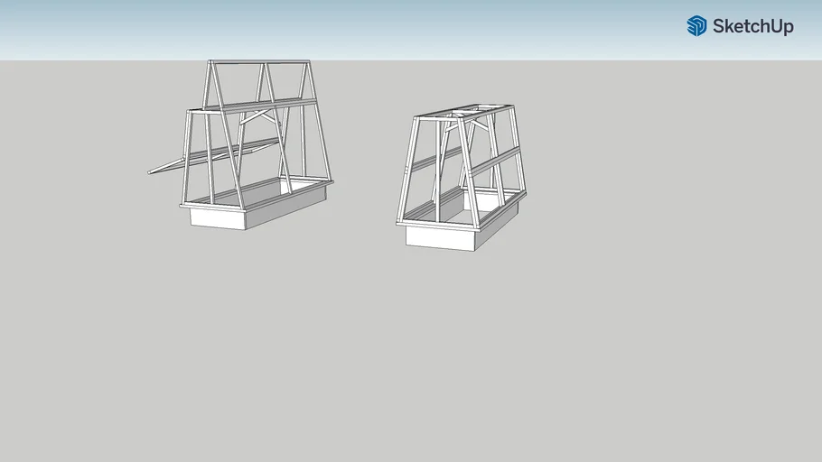 Raised Garden Bed with Hinged Cover