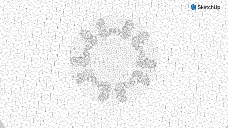 two layered Penrose tessellation