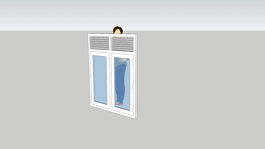Aluminium & Glass Window (4ft x 5ft)