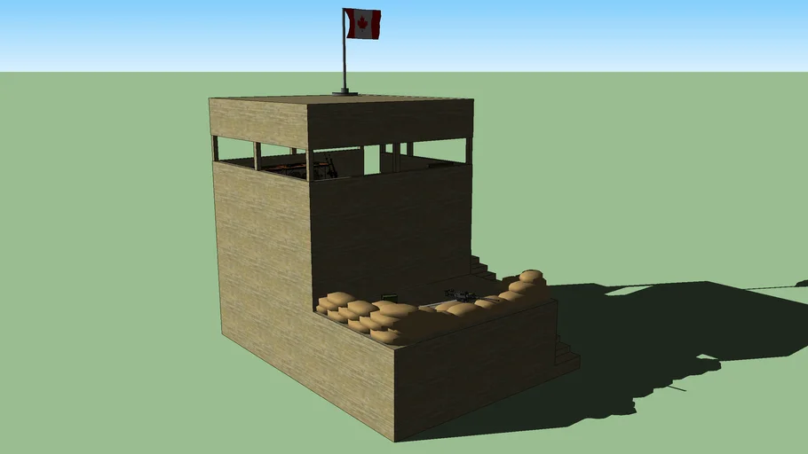 Canadian forces outpost | 3D Warehouse