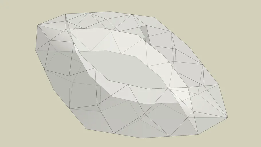 70 Facets Marquise Diamond