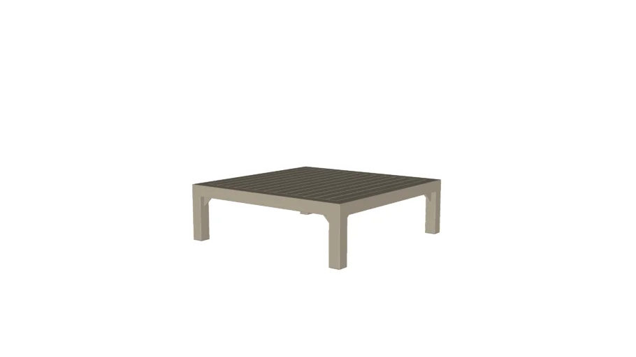 Mesa de Centro Madri em alumínio