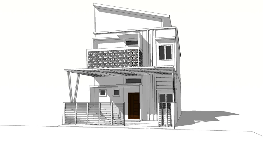 rumah kost 2 lantai