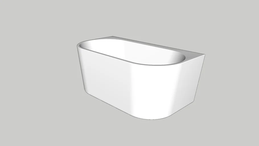 CAROMA AURA 1400 BACK TO WALL BATH