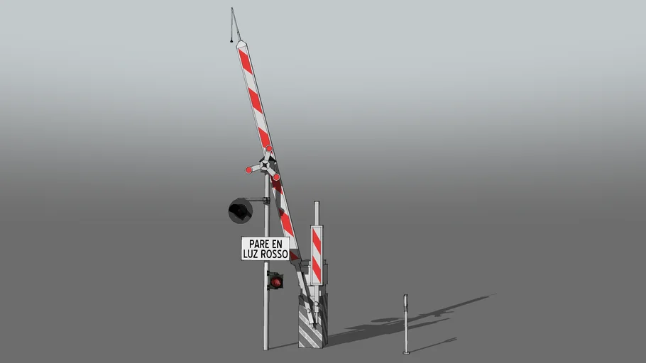 Italian Level crossing update: Liguria level crossing: off. | 3D Warehouse