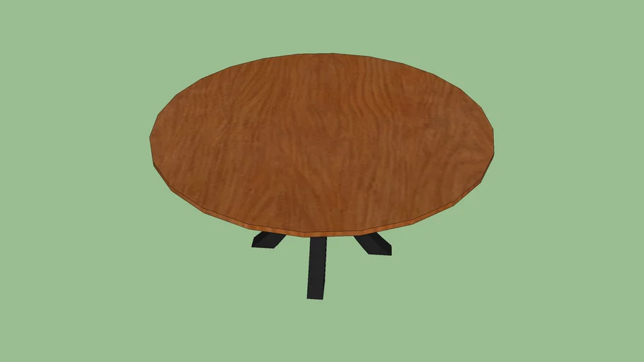 Too Basic Round Table | 3D Warehouse
